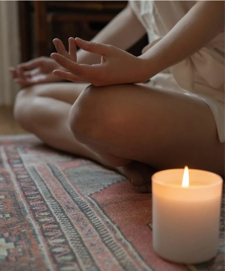 Meditación con vela
